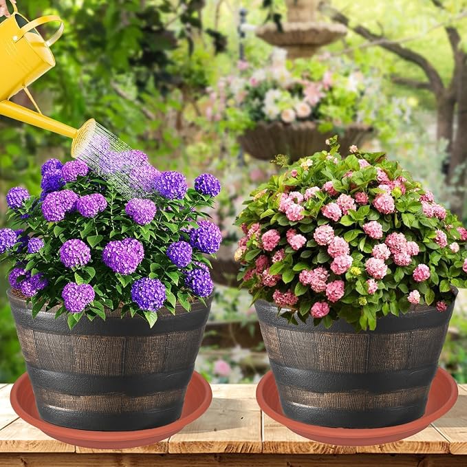 2 Pack of 22 inch Extra Large Plant Saucer, Extra-Deep 3.4" Plant Tray - Image 4