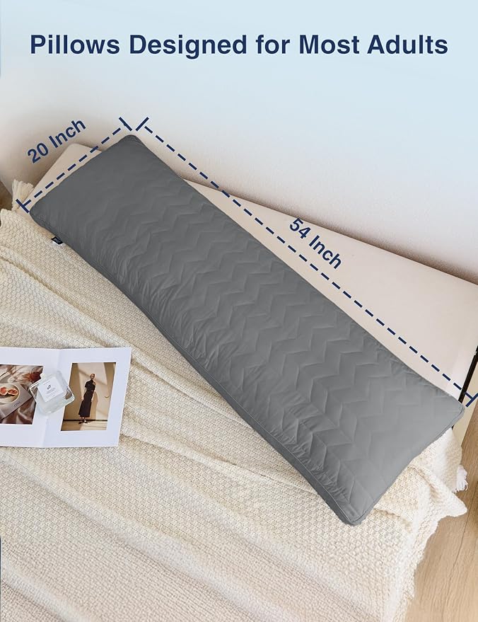 ZonLi Long Body Pillow for Adults, Firm Body Pillow - Image 6