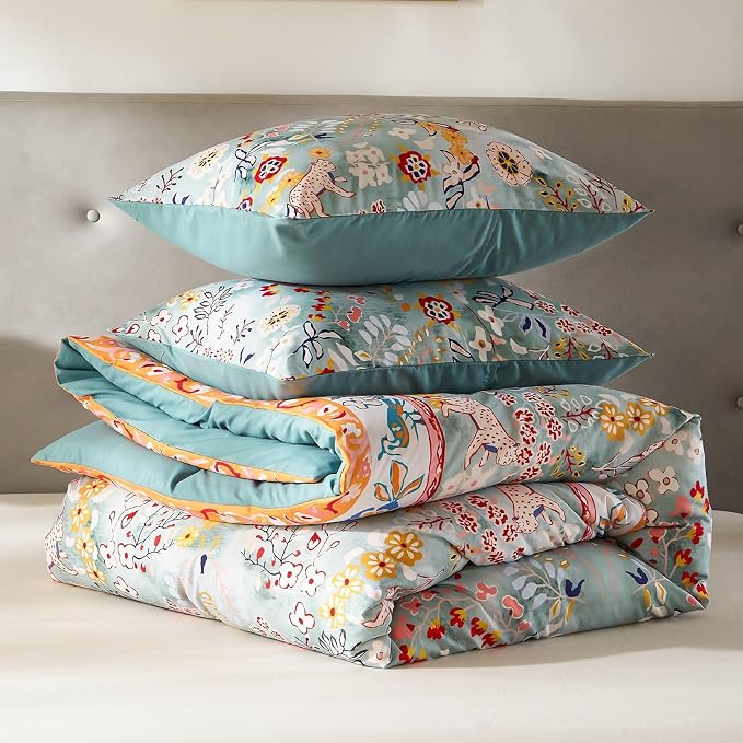 Cupocupa Duvet Cover Full Size Set Boho Floral Pattern Full Christmas Duvet - Image 7