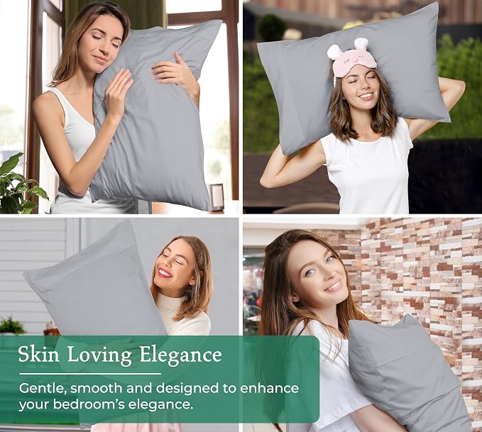Royale Linens King Pillowcase Set of 2 - Image 4