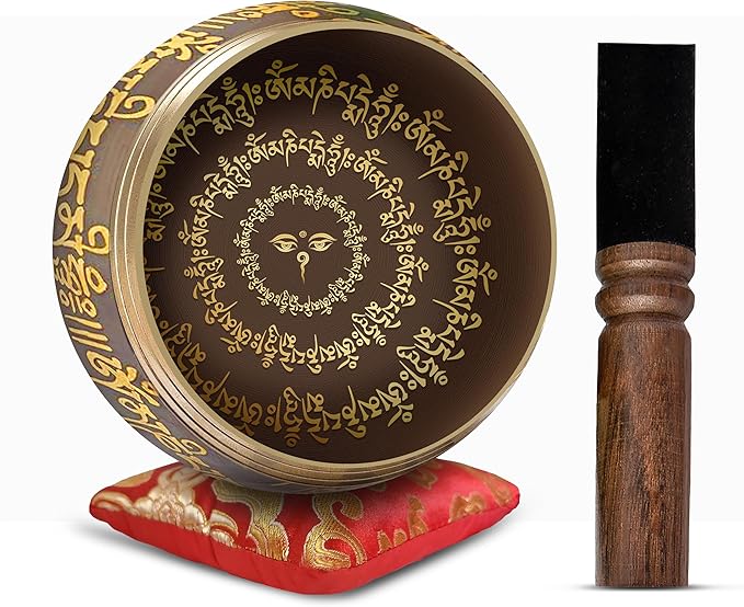 Tibetan Singing Bowl Set by HimalayanBazaar