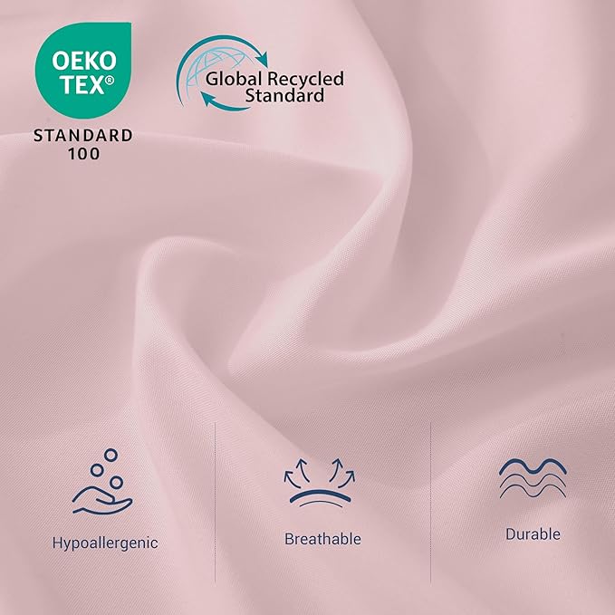 Queen Flat Sheet Only, 1 Pack Top Bed Sheets, Soft Breathable Brushed - Image 2