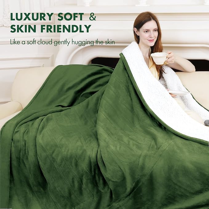 Electric Throw Blanket 50" x 60" - Image 4