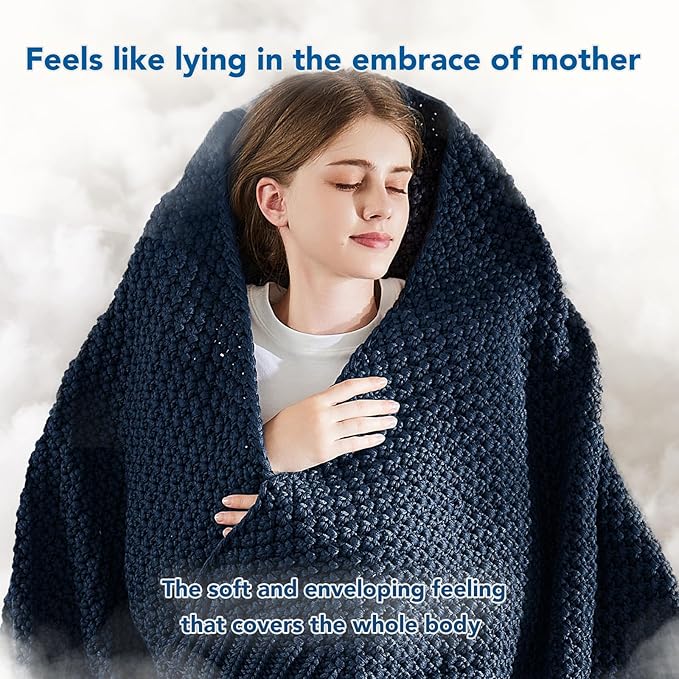 Topcee Knitted Weighted Blanket - Image 4