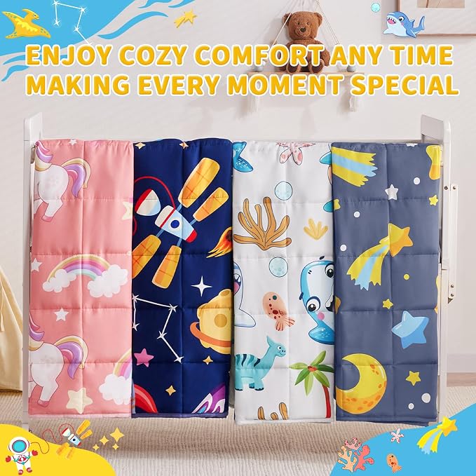anfie Weighted Blanket Kids, Weighted Blanket Cooling Blanket - Image 7