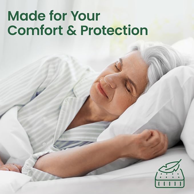SafeRest Waterproof Mattress Protector King Size – Absorbent Breathable Soft - Image 6