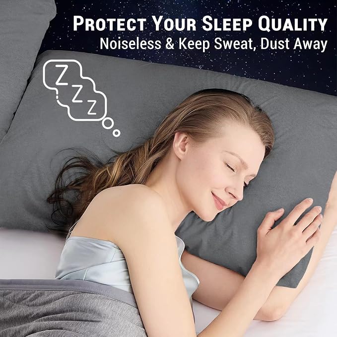 Gogreen Bamboo Rayon Waterproof Pillow Protector, Breathable Pillow Cover - Image 5