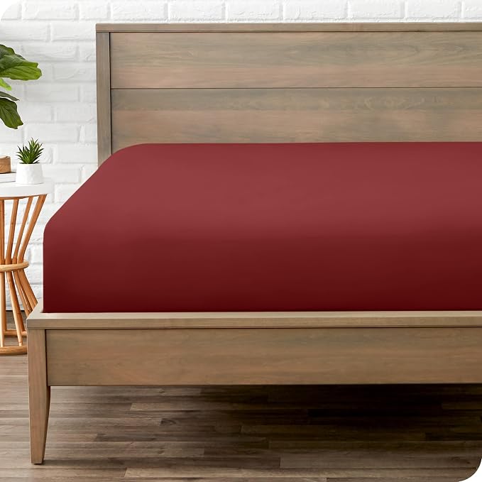 Bare Home Fitted Bottom Sheet Queen Size by BareHome