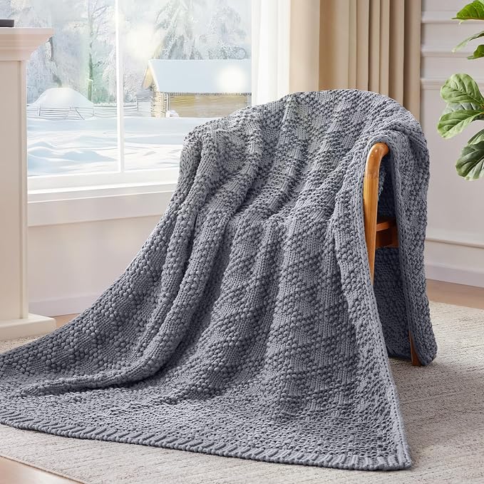 Anysay Knitted Weighted Blanket - Image 5