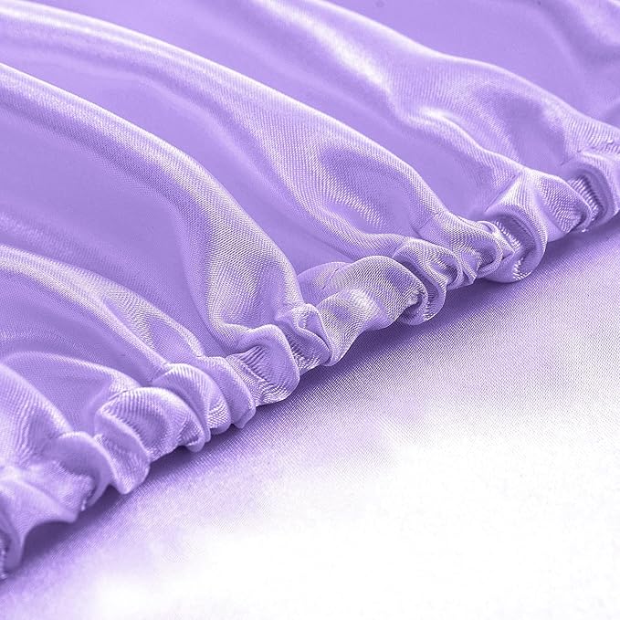 Homiest Lavender Satin Fitted Sheet - Image 5