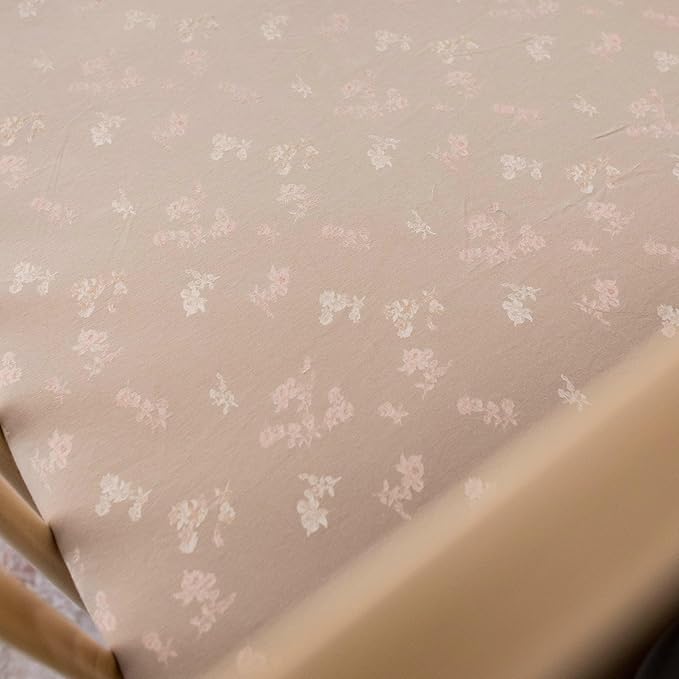 Burt's Bees Baby Essential Organic Cotton Fitted Crib Sheet, Breathable - Image 3