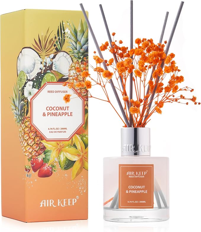 Airkeep Reed Diffuser Set, 6.76 fl oz by Airkeep