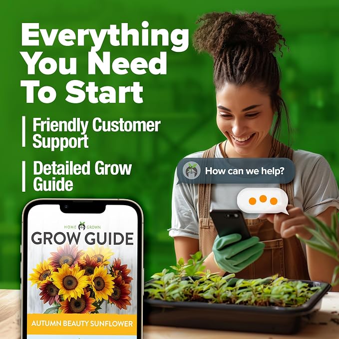 HOME GROWN Autumn Beauty Sunflower Seeds to Plant 40 Heirloom Non-GMO Sunflower - Image 9