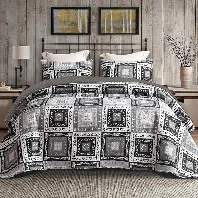 Exclusivo Mezcla Reversible Boho Quilts King Size by ExclusivoMezcla