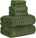 KBY Bath Towels Set 6 Piece 40x80 Inches，2 Extra Large Bath Sheets 2 Hand by KBYHome