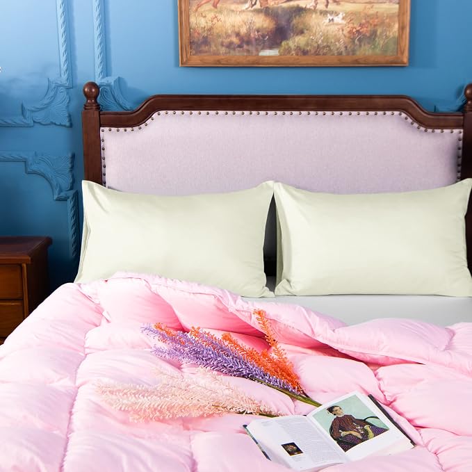 NTBAY Egyptian Cotton Queen Pillowcases - Image 7