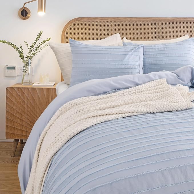 NEXHOME PRO Duvet Cover Queen, Soft and Lightweight 100% Washed Microfiber - Image 2