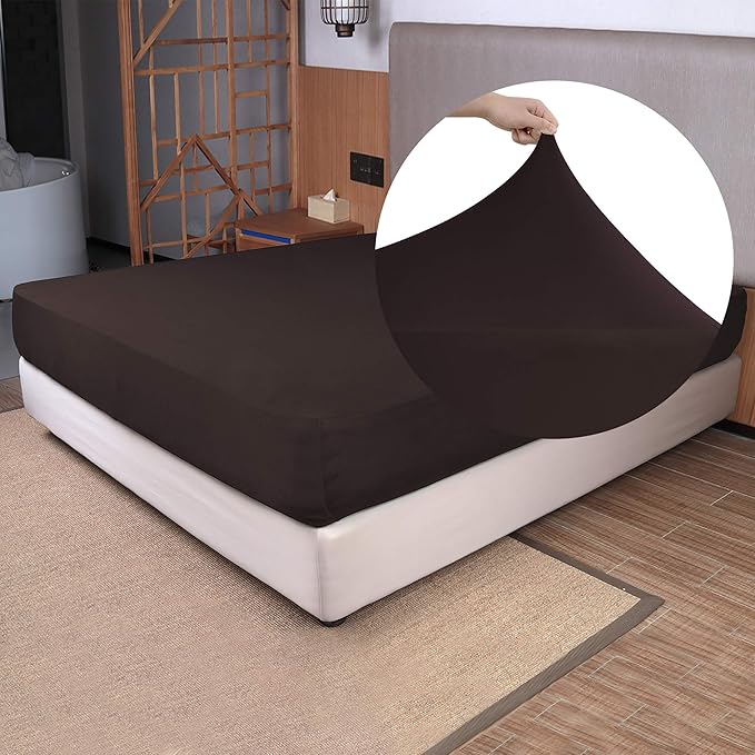 Soft Stretch Twin Fitted Sheet Only by NYHOME