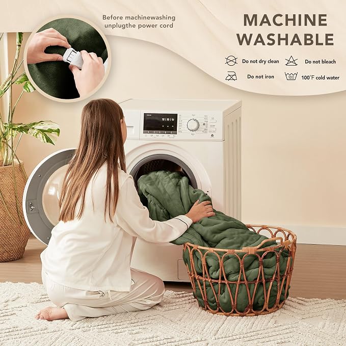 Homemate Electric Heated Blanket Twin Size - Image 7