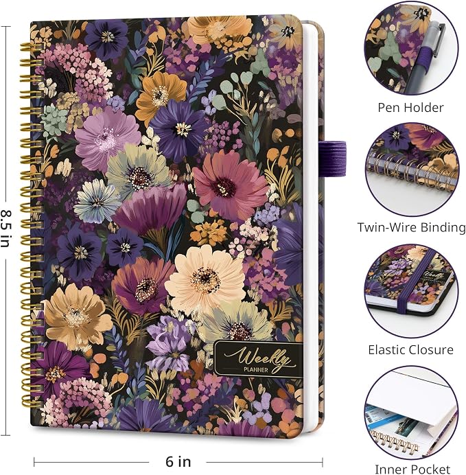 Undated Weekly Planner, Weekly To Do List Notebook - Image 3
