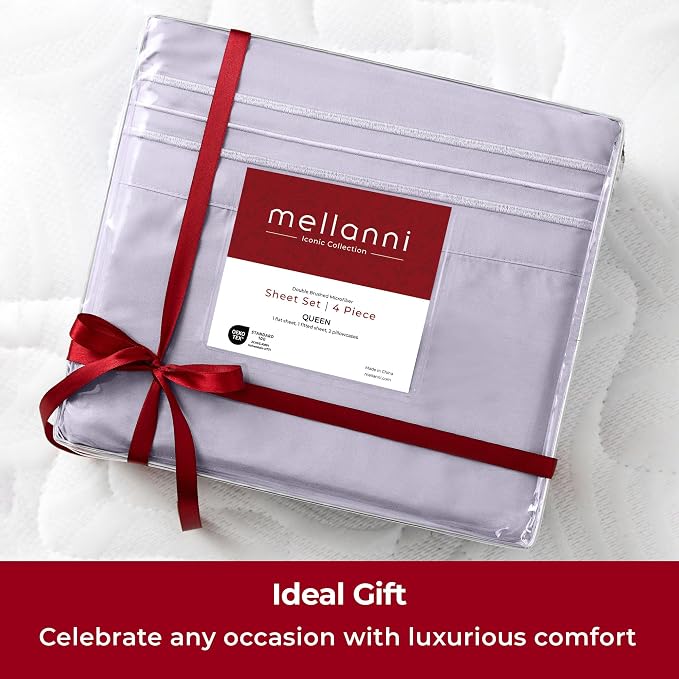 Mellanni Split King Sheets Set - Image 7