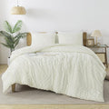 Andency Ivory Comforter Set King Size, Boho Soft Warm Tufted Bedding Comforter by Andency