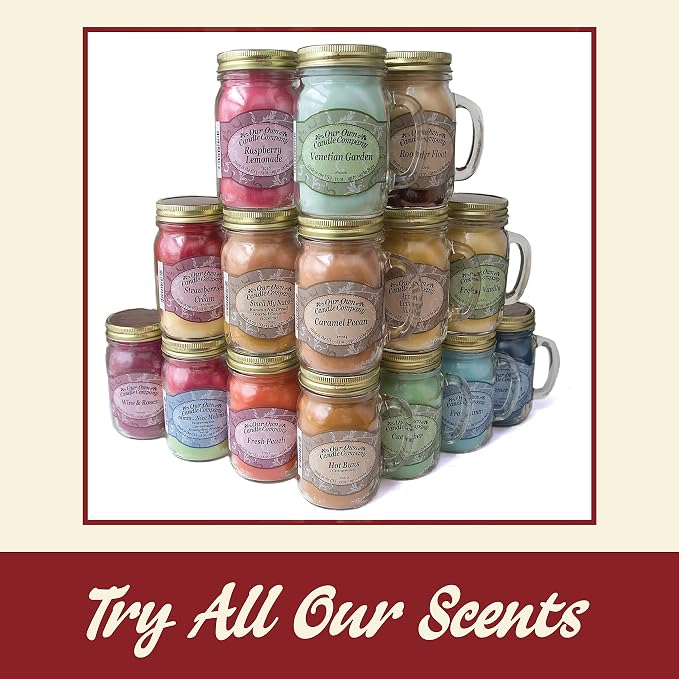 Our Own Candle Company, Mulberry Scented Mason Jar Candle, 100 Hour Burn Time - Image 6
