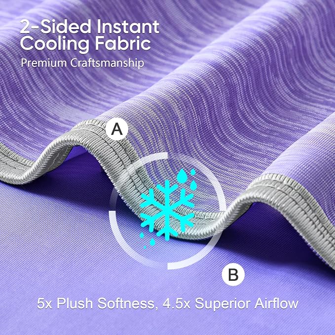 KMUSET Cooling Blanket Twin XL, Double Sided Summer Cooling Blankets - Image 3