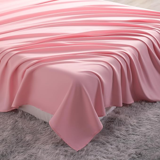 NTBAY California King Flat Sheet Only - Image 4