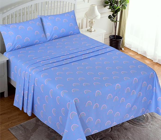 RUVANTI 100% Cotton Sheets – Full Size Percale Bedding, Cooling & Breathable - Image 2