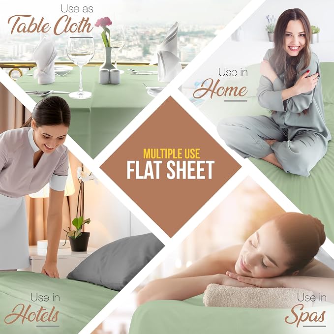 Utopia Bedding Flat Sheet - Image 8