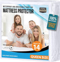 Queen Size Mattress Protector Waterproof 14 Pack, Premium 200 GSM Terry by UTOPIABEDDING