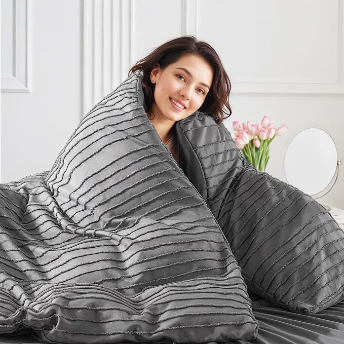 NEXHOME PRO Duvet Cover Queen, Soft and Lightweight 100% Washed Microfiber - Image 3