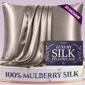 DECOLURE 100% Pure Mulberry Silk Pillow Case Standard Size – High Grade 30 by DECOLURE