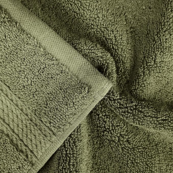 Superior Egyptian Cotton Pile Bath Towel Set of 4, Ultra Soft Luxury Towels - Image 4