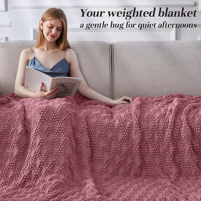 Anysay Knitted Weighted Blanket - Image 4