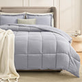 Homelike Moment California King Comforter Set Light Grey, Lightweight Cal King by HomelikeMoment