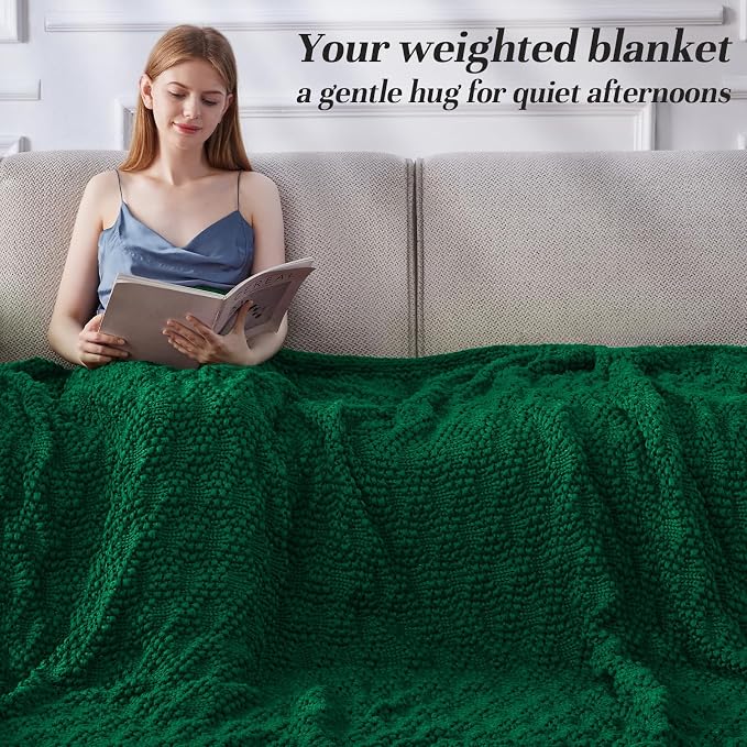 Anysay Knitted Weighted Blanket - Image 2