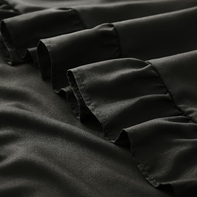 KKJIAF Ruffle Body Pillow Cases Set of 1, Ruffled Pillow Covers - Image 6