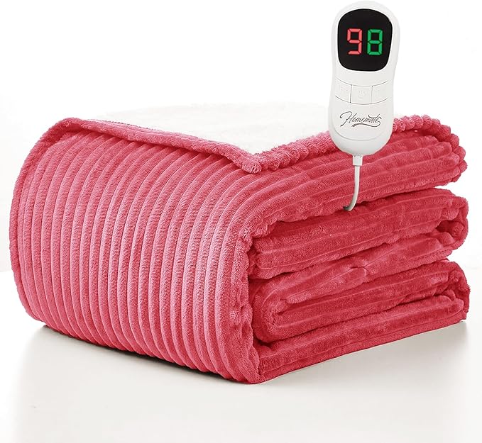 Homemate Heated Blanket Electric Throw by Homemate