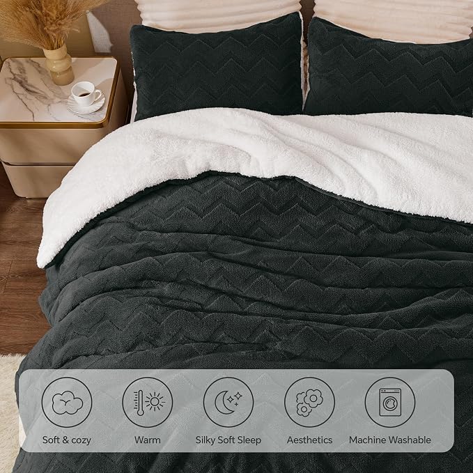 BEDELITE Fluffy Queen Comforter Set - Image 6