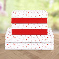 Elegant Comfort Luxury Soft Bed Sheets Heart Pattern by ELEGANTCOMFORT