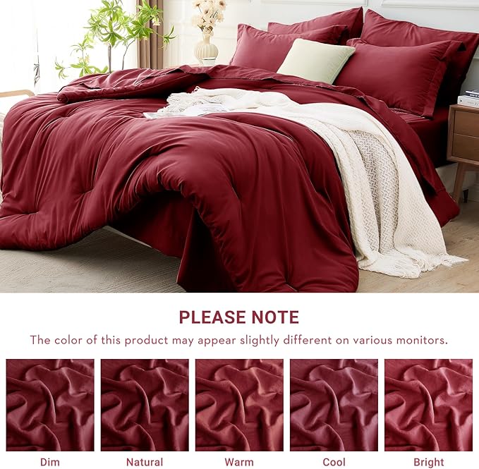 MUXHOMO 5 Pieces Twin XL Comforter Set, Soft Bed in a Bag Twin XL Size - Image 4