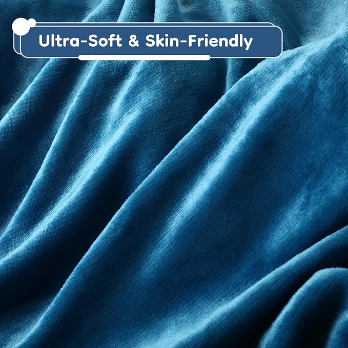 LaffyLo Electric Heated Blanket Twin Size 62 x 84, Fast Heating Blanket - Image 4