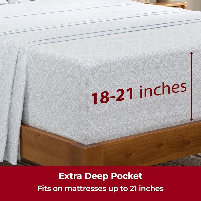 Mellanni Extra Deep Queen Sheets - Image 6