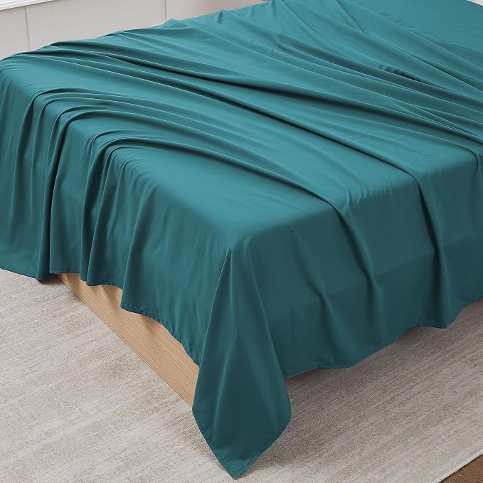 King Size Flat Sheet Only by SweetHomeCollection