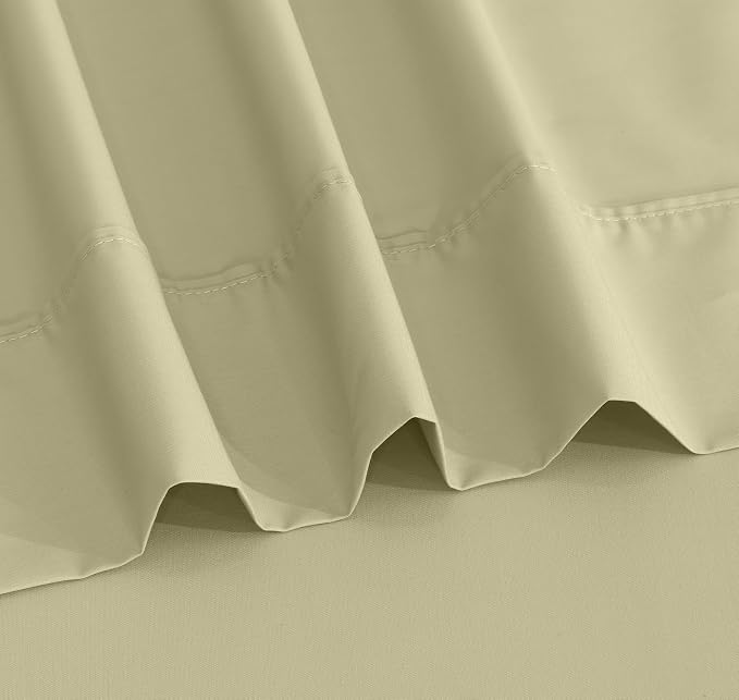 RUVANTI 100% Cotton Sheets – Full Size Percale Bedding, Cooling & Breathable - Image 8
