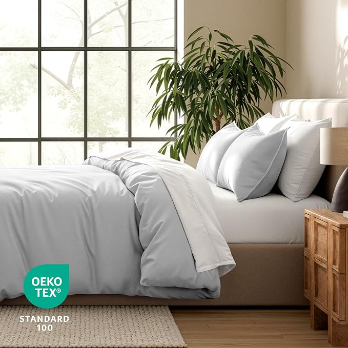 Bare Home Bedding Duvet Cover California King Size - Image 5