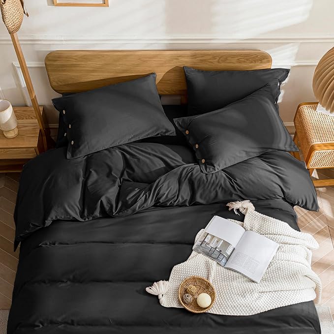 JELLYMONI Cotton Duvet Cover Cal King Size - Image 3