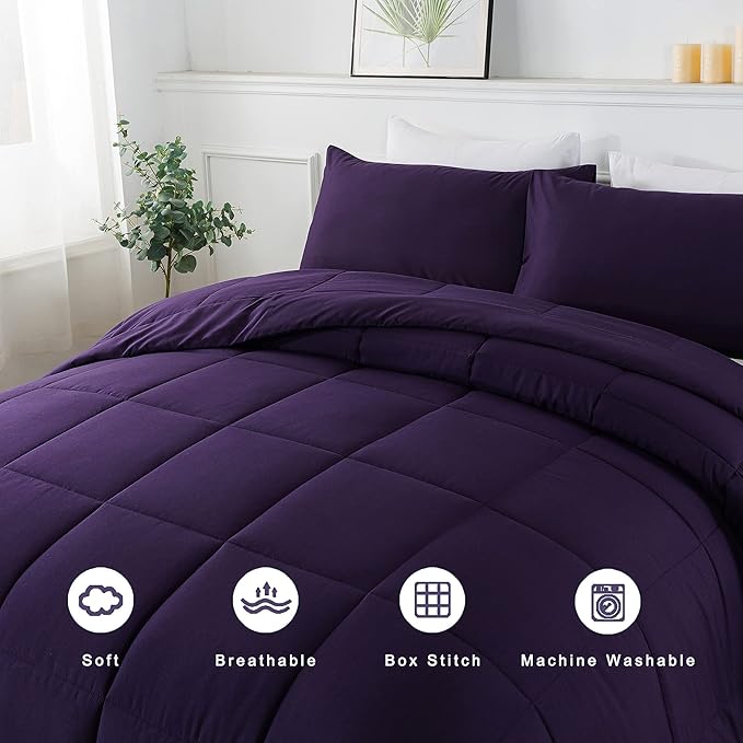 DOWNCOOL Twin Comforter Set -All Season Bedding Comforters Sets - Image 3